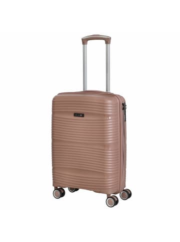 D&N Travel Line 4200 - 4-Rollen-Kabinentrolley S 55 cm (taupe) in taupe