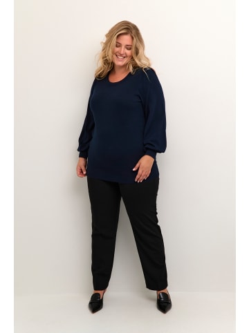 KAFFE curve Strickpullover KCmiana in Midnight Marine