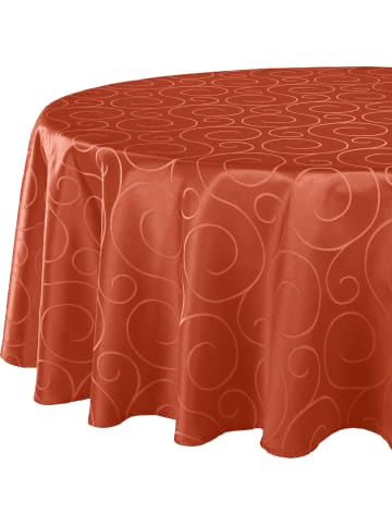 Erwin Müller Jacquard, Baumwollmischung Tischdecke Oberhausen in terra