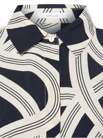 OPUS Bluse Famena lane in ecru marine