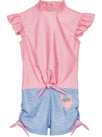 Playshoes Kinder Badeeinteiler "UV-Schutz Einteiler Krebs" in Blau