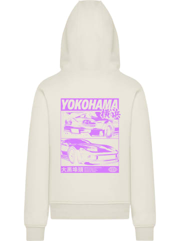 Mister Tee Mister Tee Yokohama Race Hoody in whitesand