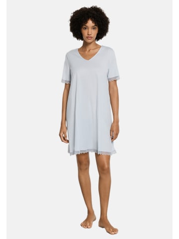 Hanro Nachthemd Inaya in Watery blue