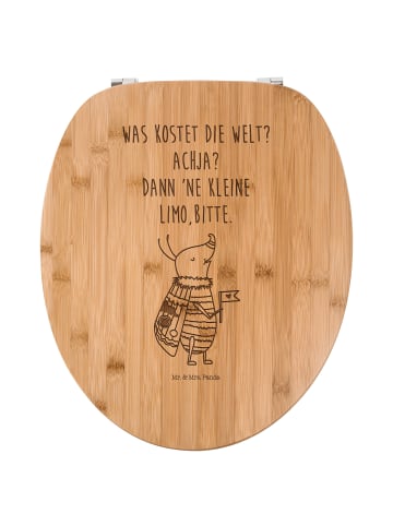 Mr. & Mrs. Panda Toilettendeckel Nachtfalter Fähnchen mit Spruch in Transparent