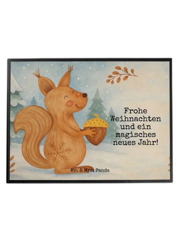 Mr. & Mrs. Panda Schreibunterlage Eichhörnchen Weihnachten Desig... in Weiß