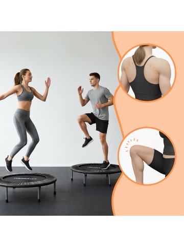 relaxdays Trampolin in Schwarz - Ø 95 cm