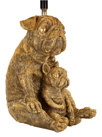 Mauro Ferretti Tischleuchte aus goldenem Kunstharz, Ø cm 26x43,8