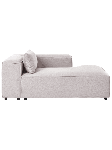 Beliani Sofaelement BRANDE in Braun - (W) 122 x (H) 70 x (L) 184 cm