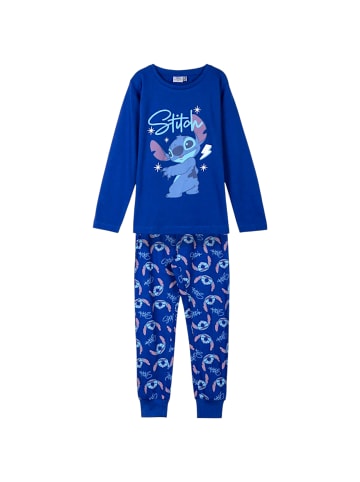 Lilo & Stitch Schlafanzug Disney Stitch in Dunkelblau