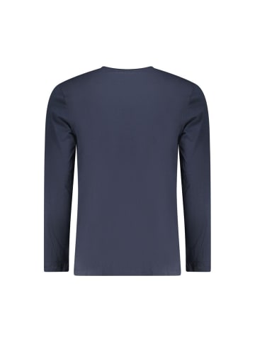 Hugo Boss Blaues Baumwoll-T-Shirt