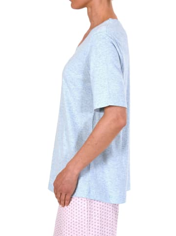 NORMANN Shirt Top kurzarm Mix & Match - 45377 in hellblau