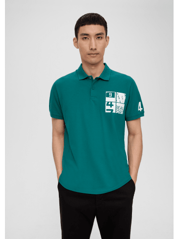 S. Oliver Polo-Shirt kurzarm in Grün