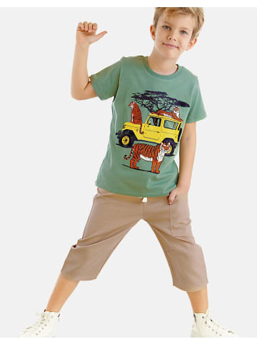 Denokids Set Safari Boy in Green