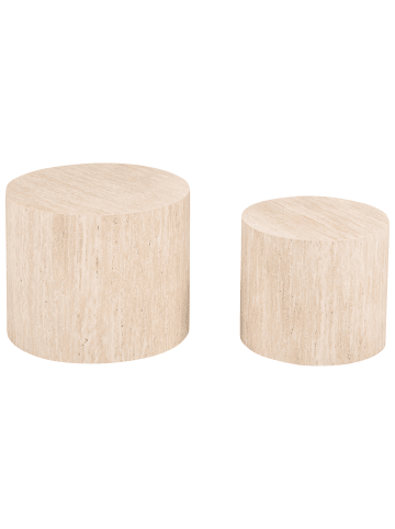 Beliani 2er-Set Couchtisch MANTI in Beige