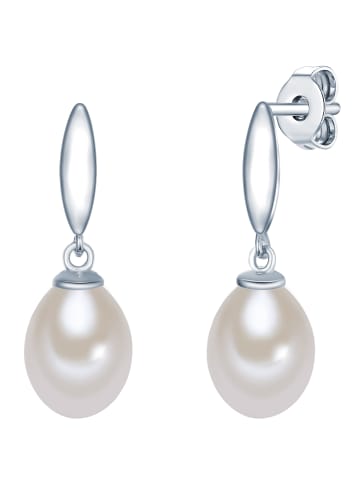 Valero Pearls Ohrringe aus Sterling Silber mit Süßwasser-Zuchtperle in silber