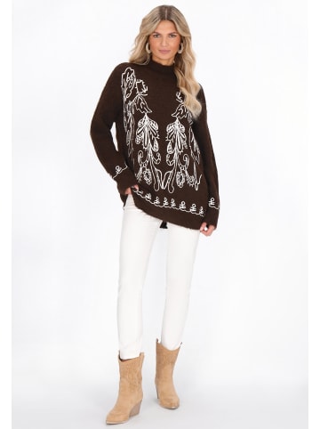 usha FESTIVAL Sweater in coffee