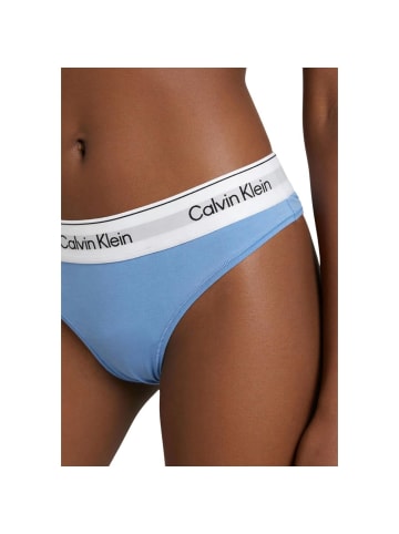 Blau Baumwolle Slip