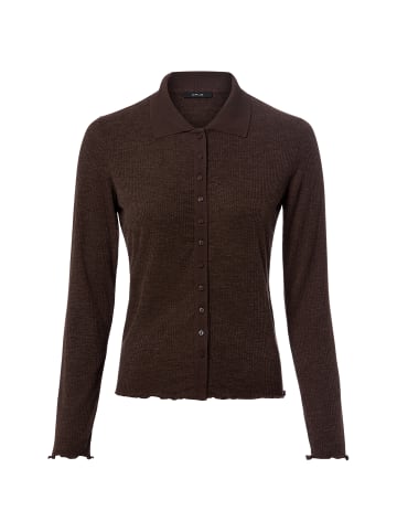 OPUS Langarmshirt Sosea in mocca - 0001