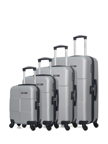 BlueStar 4 tlg. Kofferset MIAMI M in Grau (95L/64L/37L/26L)