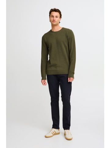 BLEND Strickpullover BHREDHILL CREW NECK KNIT NOOS 20717257 modischer Langarmpullover in oliv