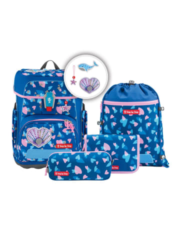 Step by Step Step by Step CLOUD REFLECT Schulranzen-Set "Seashell Pearl", 5-teilig