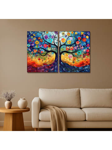 OnlyWow Leinwandbild 2er Set