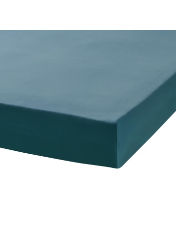 Traumschlaf Spannbettlaken Premium Interlock in rauchblau