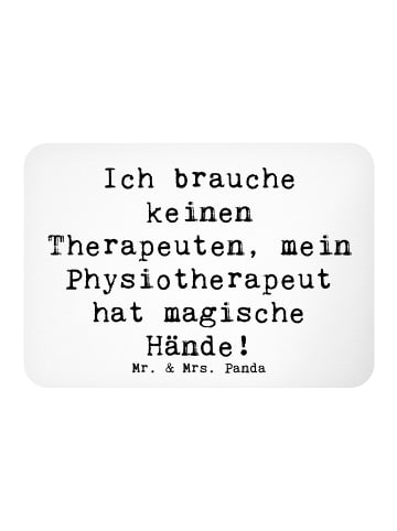Mr. & Mrs. Panda Kühlschrankmagnet Spruch Magische Hände Physiot... in Weiß