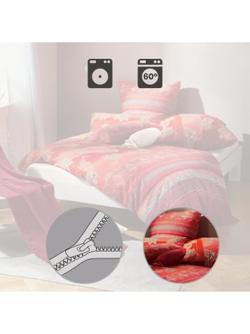 Erwin Müller Edel Flanell Bettwäsche in rot