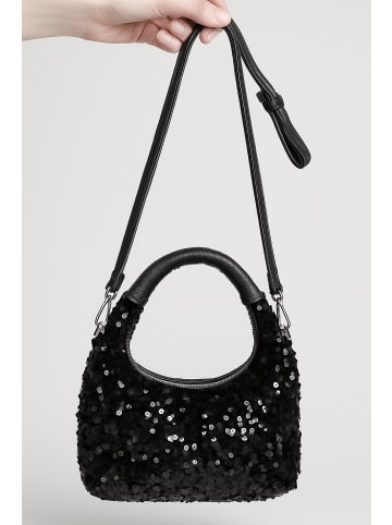 collezione alessandro Schultertasche " Pailetten " in schwarz