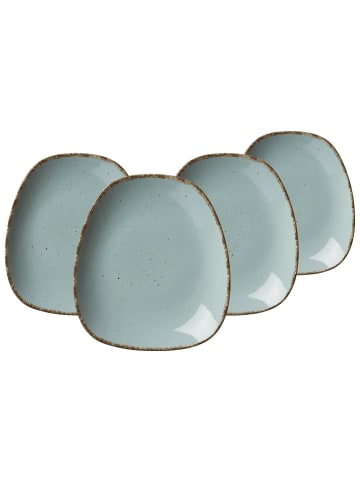 Ritzenhoff & Breker 4er Set Dessertteller Casa in 22,5 x 20 cm in Blau