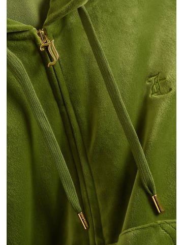 Juicy Couture Juicy Couture Zip-Kapuzenpullover in pesto