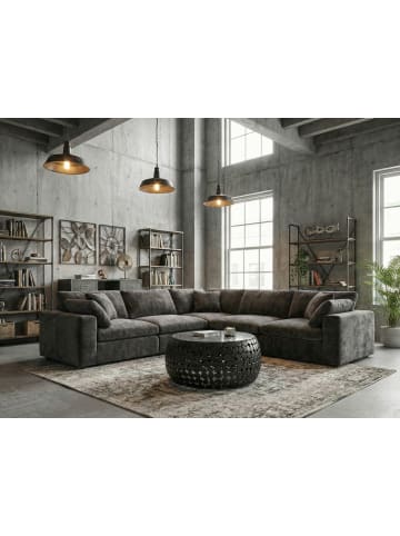 FineBuy Couchtisch in Schwarz / Marmor / 65x65x32