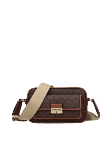 Michael Kors Braun Stoff Umhängetasche