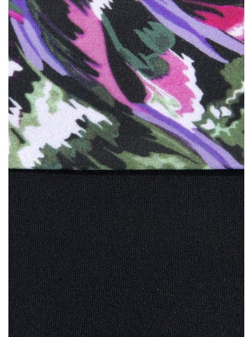 LASCANA Triangel-Bikini in schwarz bedruckt