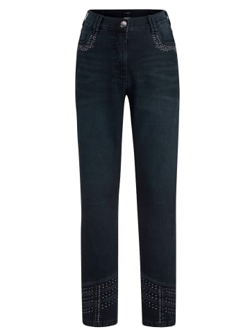 MIAMODA Jeans in dunkelblau