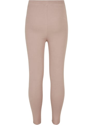 Urban Classics Urban Classics Damen Girls High Waist Jersey Leggings in duskrose