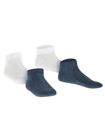 Falke Socken 2er Pack in Weiß/Blau