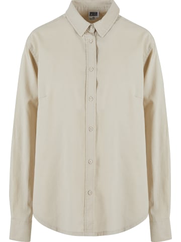 Urban Classics Urban Classics Damen Ladies Linen Mixed Oversized Shirt in softseagrass