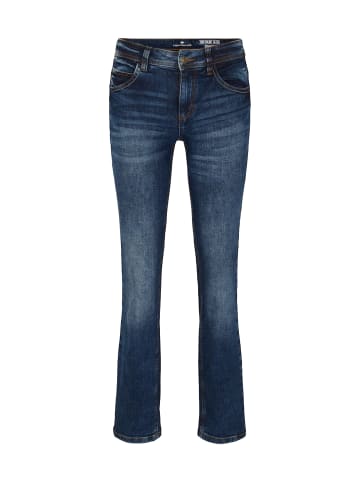 Tom Tailor Straight Bleached Jeans Regular Fit Denim Hose aus Baumwolle ALEXA in Blau