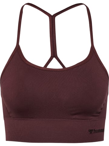 Hummel Hummel Top Hmltiffy Yoga Damen Atmungsaktiv Dehnbarem Feuchtigkeitsabsorbierenden Nahtlosen in BITTER CHOCOLATE