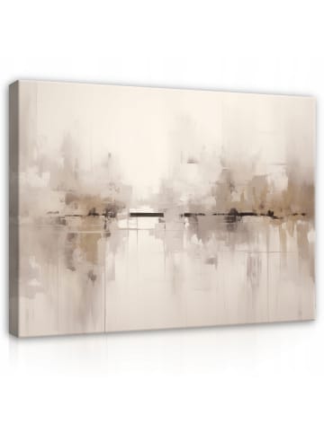 WALLARENA Wandbild Abstrakt in Beige Bilder Wanddekoration