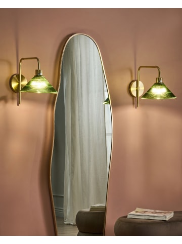Beliani 2er-Set Wandleuchten SUMPUL in Gold/Grün