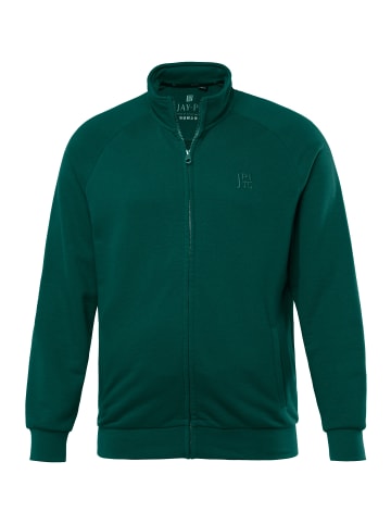 JP1880 Sweatjacke in flaschengrün
