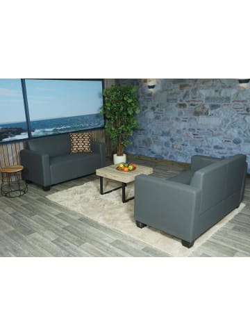 MCW 2er-Set 2er Sofa Moncalieri, Dunkelgrau