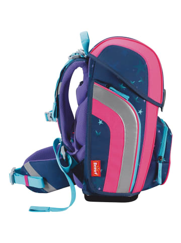 Scout Genius Schulranzen-Set 4-tlg. DIN Pretty Star 2024 in pink