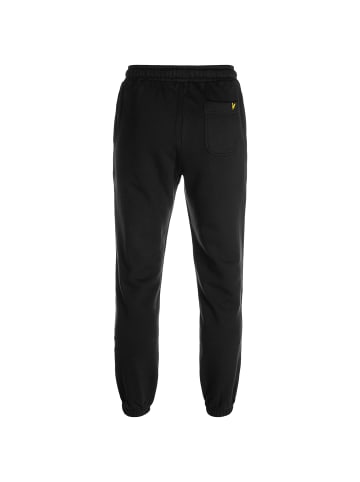 Lyle & Scott Jogginghose Ripple Logo in schwarz