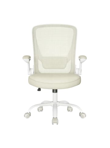 SONGMICS Bürostuhl Kime in Beige - (B)64 x (H)110 x (T)60 cm