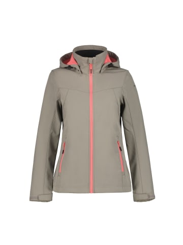 Icepeak Brenham Softshelljacke mit Kapuze in Grau