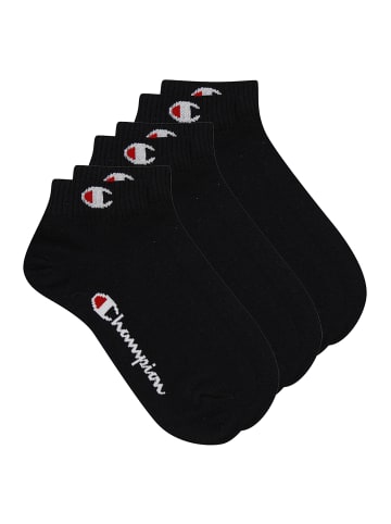 Champion Socken Quarter Socks 3pk in 200 - black